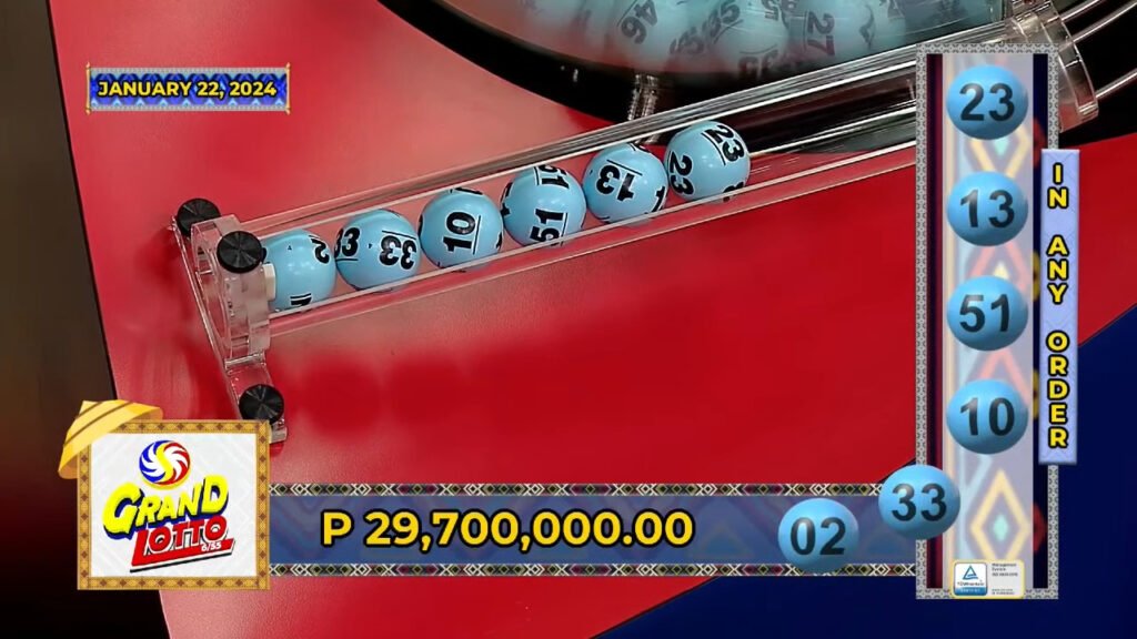 January 22, 2024 6/55 Lotto Result 9 PM Draw