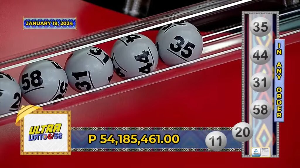 January 19, 2024 6/58 Lotto Result 9 PM Draw