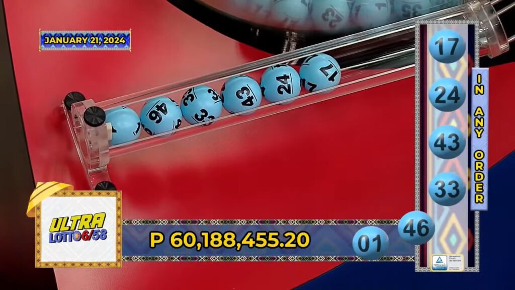 January 21, 2024 6/58 Lotto Result 9 PM Draw