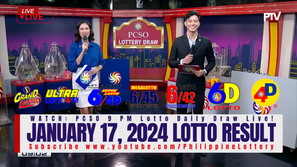 January 17, 2024 Lotto Result