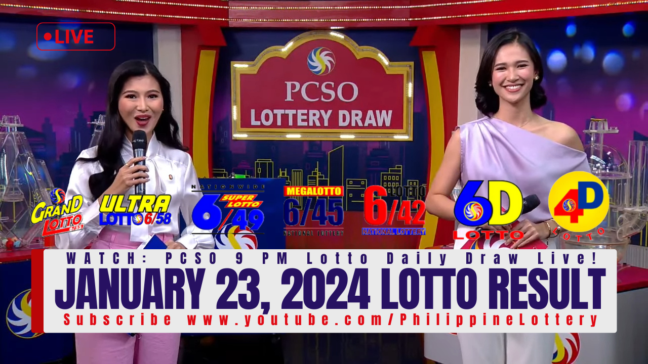 January 23, 2024 Lotto Result