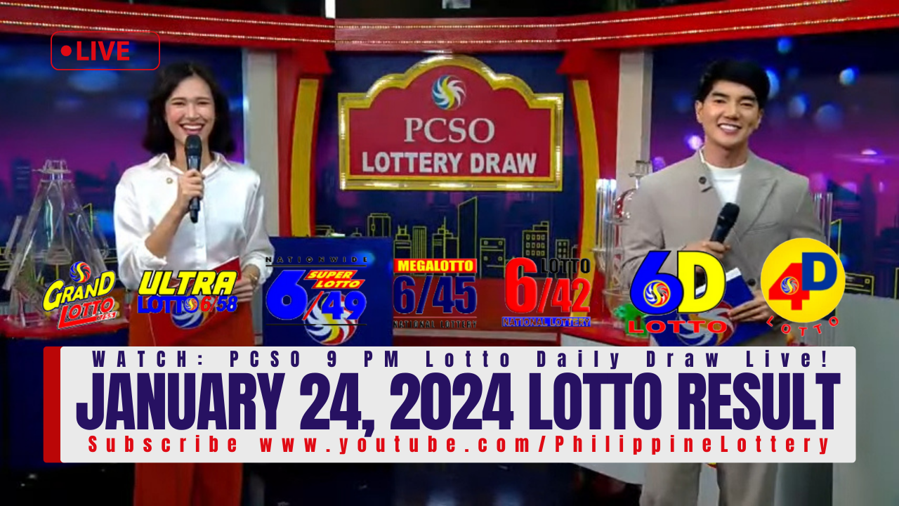 January 24, 2024 Lotto Result