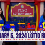 January 5, 2024 Lotto Result
