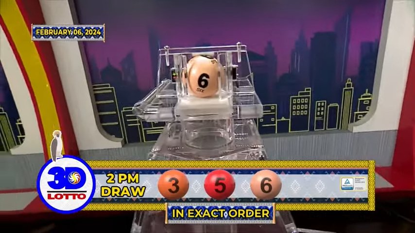 February 6 2024 3 Digit Lotto Result 2 PM Draw Click Image for Complete Lotto Result