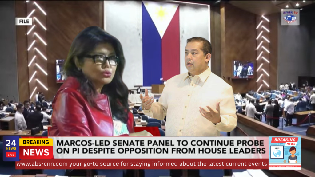 Marcos-led Senate panel to continue probe on people’s initiative despite House opposition