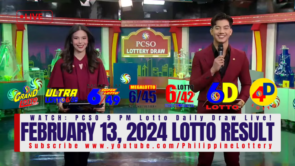 February 13 2024 Lotto Result 6/58 6/49 6/42 6D 3D 2D