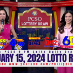 February 15 2024 Lotto Result 6/49 6/42 6D 3D 2D