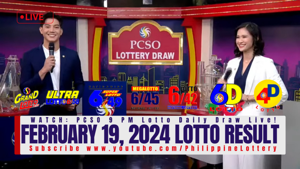 February 19 2024 Lotto Result 6/55 6/45 4D 3D 2D