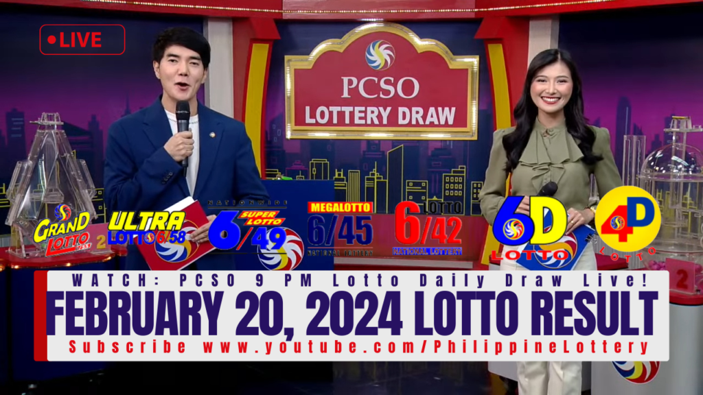 February 20 2024 Lotto Result 6/58 6/49 6/42 6D 3D 2D