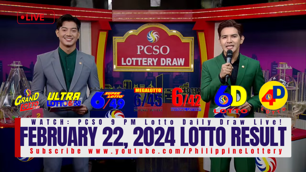 February 22 2024 Lotto Result 6/49 6/42 6D 3D 2D