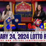 February 24 2024 Lotto Result 6/55 6/42 6D 3D 2D