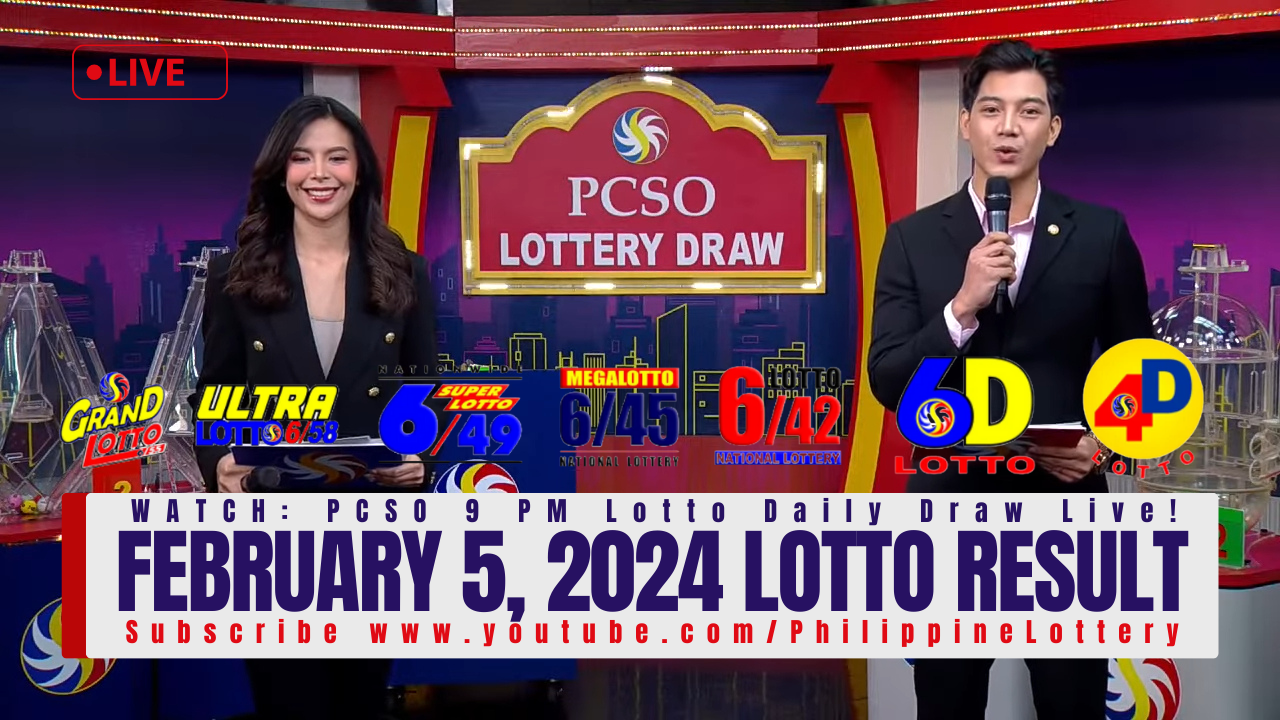 February 5 2024 Lotto Result 6/55 6/45 4D 3D 2D
