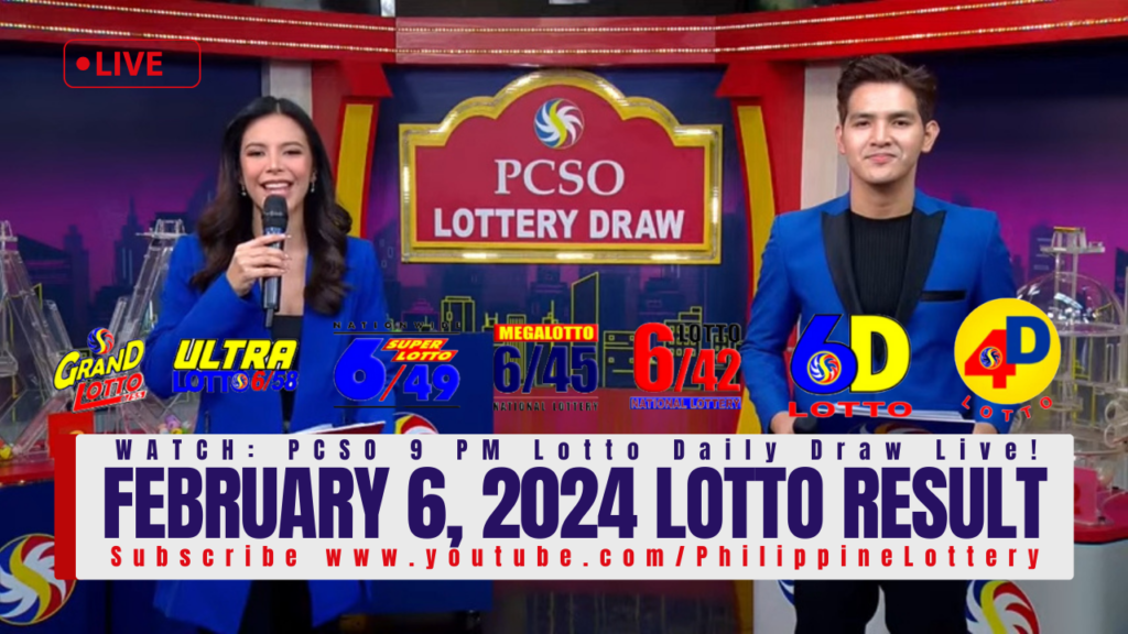 February 6 2024 Lotto Result 6/58 6/49 6/42 6D 3D 2D