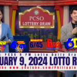 February 9 2024 Lotto Result 6/58 6/45 4D 3D 2D