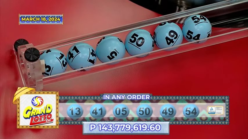 March 18 2024 6/55 Lotto Result 9 PM Draw Click Image for Complete Lotto Result