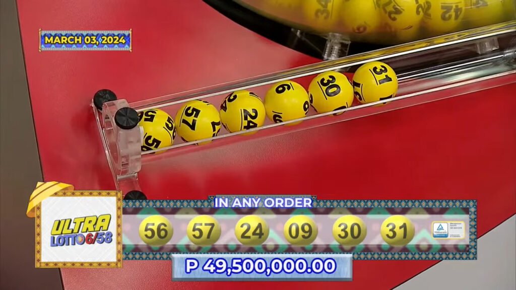 March 3 2024 6/58 Lotto Result 9 PM Draw Click Image for Complete Lotto Result