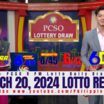 March 20 2024 Lotto Result 6/55 6/45 4D 3D 2D