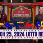 March 25 2024 Lotto Result Today 6/55 6/45 4D 3D 2D