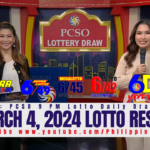 March 4 2024 Lotto Result 6/55 6/45 4D 3D 2D
