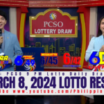 March 8 2024 Lotto Result 6/58 6/45 4D 3D 2D