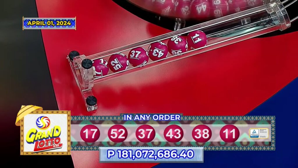 April 1 2024 6/55 Lotto Result 9 PM Draw Click Image for Complete Lotto Result