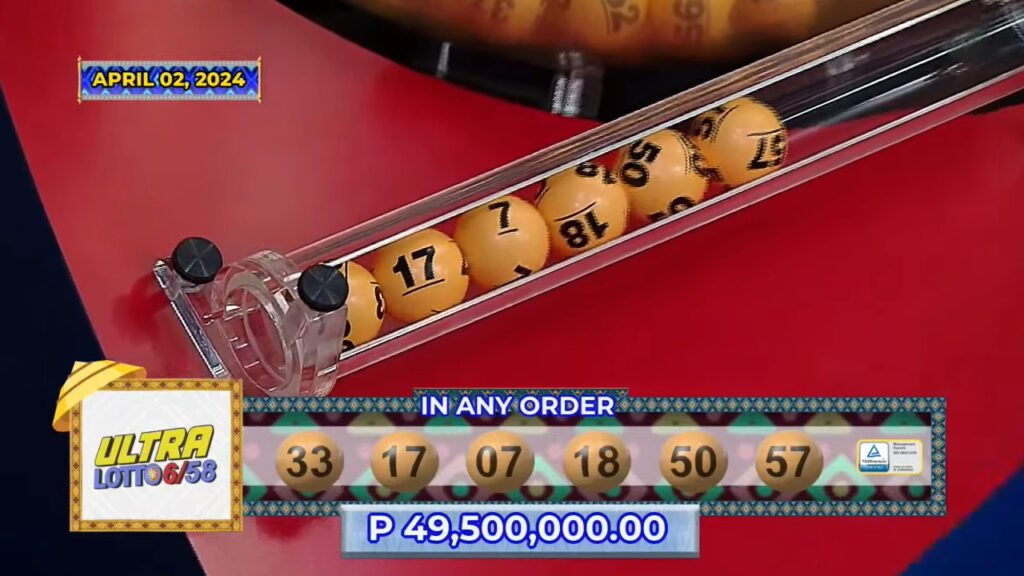 April 2 2024 6/58 Lotto Result 9 PM Draw Click Image for Complete Lotto Result