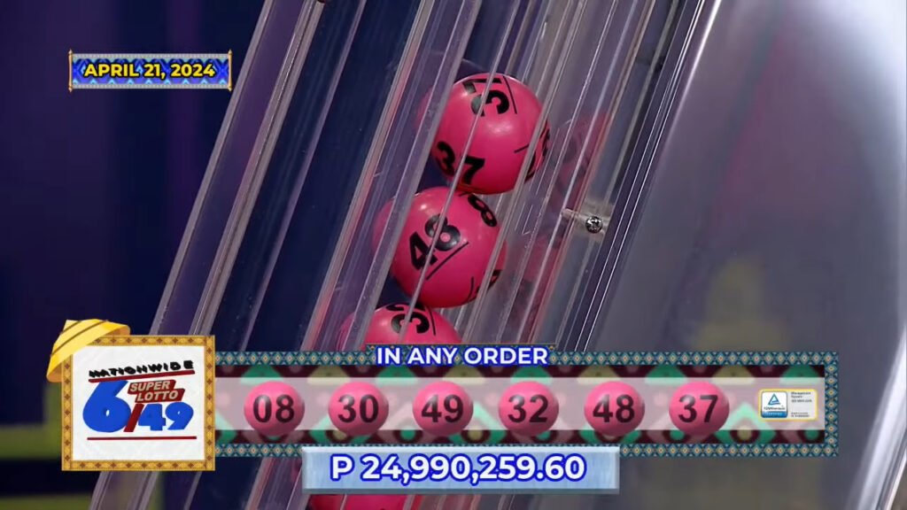 April 21 2024 6/49 Lotto Result 9 PM Draw Click Image for Complete Lotto Result