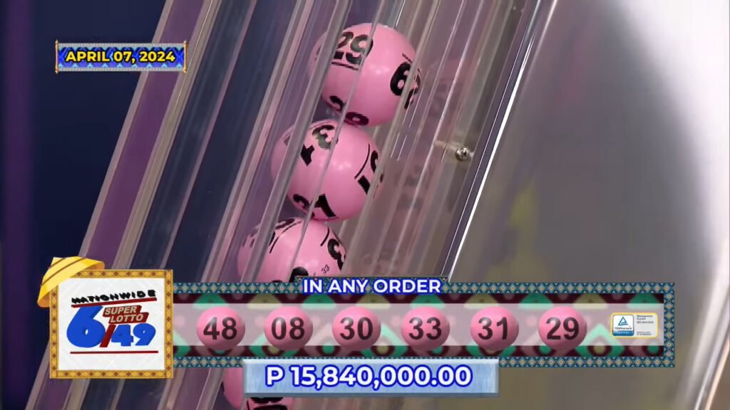 April 7 2024 6/49 Lotto Result 9 PM Draw Click Image for Complete Lotto Result