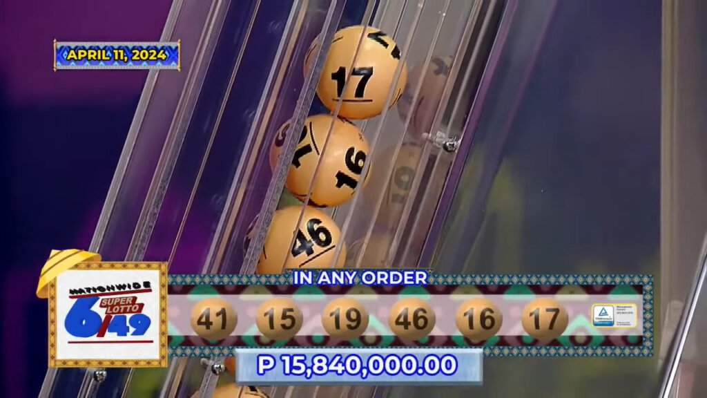 April 11 2024 6/49 Lotto Result 9 PM Draw Click Image for Complete Lotto Result