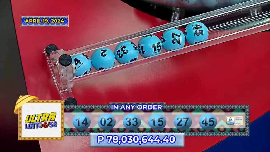 April 19 2024 6/58 Lotto Result 9 PM Draw Click Image for Complete Lotto Result
