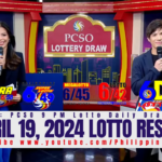 April 19 2024 Lotto Result Today 6/58 6/45 4D 3D 2D