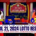 April 21 2024 Lotto Result Today 6/58 6/49 3D 2D