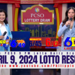 April 9 2024 Lotto Result Today 6/58 6/49 6/42 6D 3D 2D