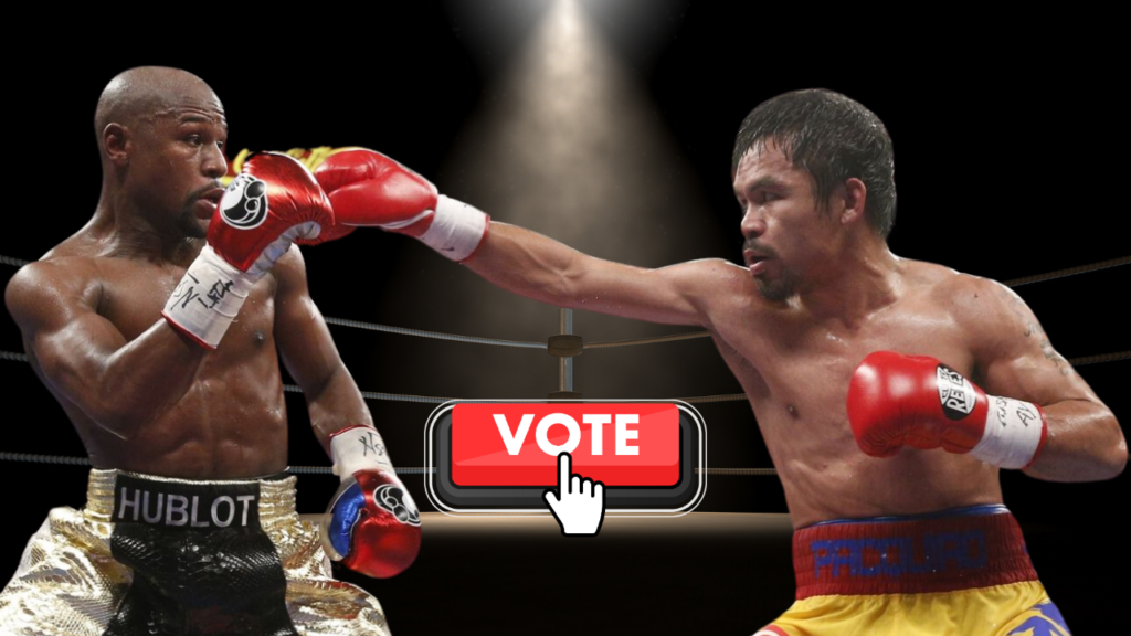 Who do you consider the best ever boxer between Manny Pacquiao and Floyd Mayweather?